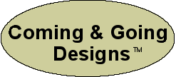 Coming & Going Designs logo